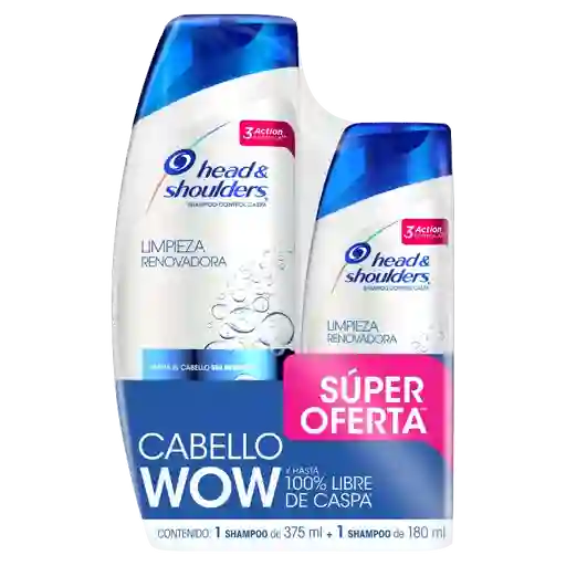 H&S Limpieza Renovadora Shampoo 555 Mililitros