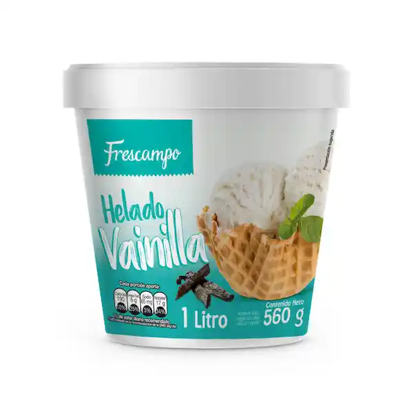 Frescampo Helado Sabor a Vainilla