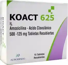 Koact Novamed 625 Mg 15 Tabletas