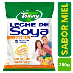 Toning Leche de Soya Sabor Miel
