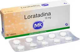 Loratadina Mk 10 Mg 10 Tableta S