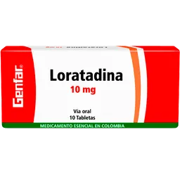 Loratadina Genfar (10 Mg)