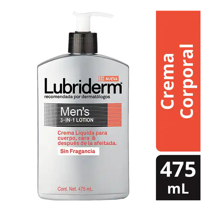 Lubriderm Crema Corporal Men's sin Fragancia