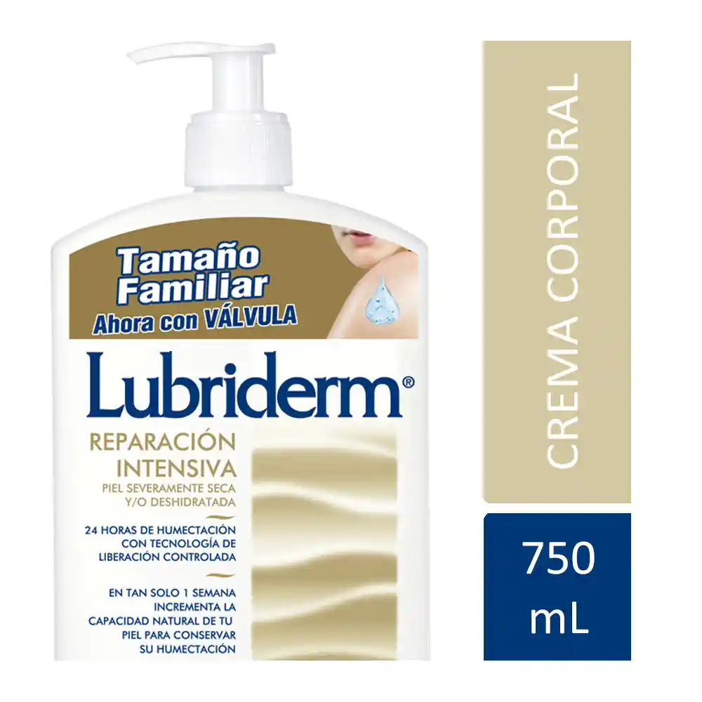 Lubriderm Crema Corporal Reparación Intensiva Tamaño Familiar