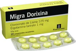 Dorixina Migra (125 Mg/1 Mg) Comprimidos Recubiertos