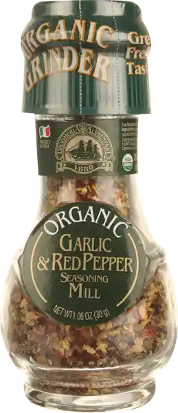 Garlic Organic Grinder Molinillo De Ajo Y Pimenton Picante