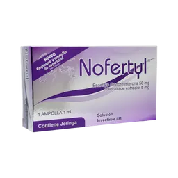 Nofertyl Anticonceptivo (50 mg/5 mg) Solución Inyectable
