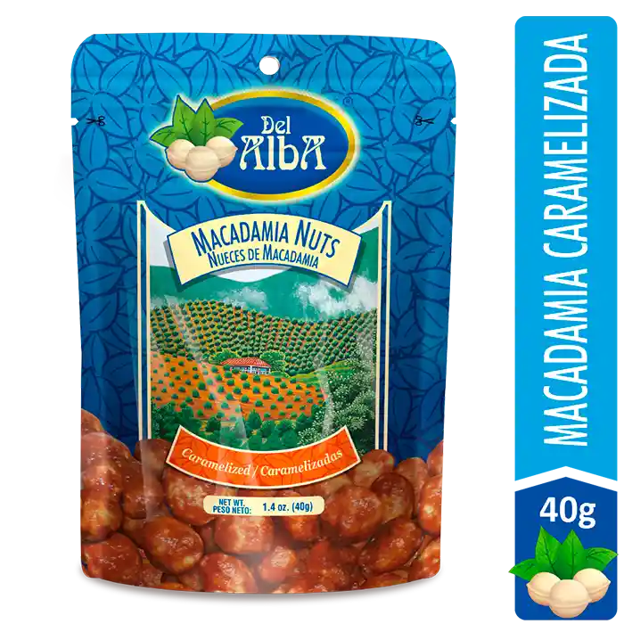 Del Alba Nueces de Macadamia Caramelizadas