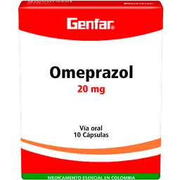 Omeprazol Genfar (20 Mg)