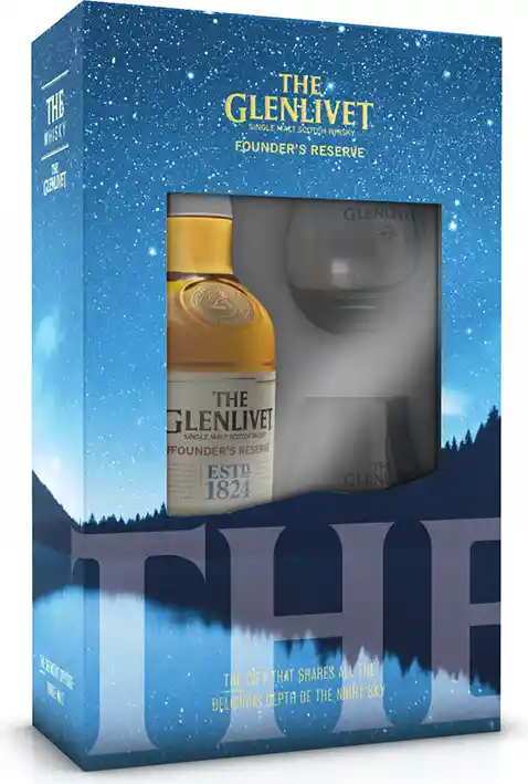 Glenlivet Pack The Founders Reserve + 2vasos