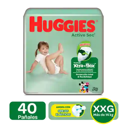 Rappicombo Pañales Huggies Active Et 5 Toallitas Onedone