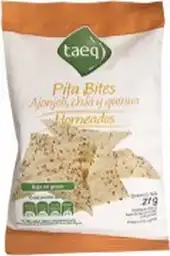 Taeq Snack Pita Bites Ajonjolí Chía Y Quinua