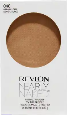 Revlon Polvo Compacto Nearly Naked Medium Deep X 1Und