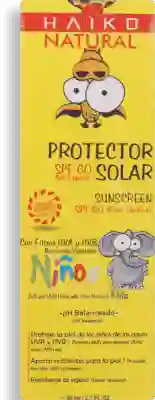 3 x Protector Solar Para Niños Spf60 Con Extractos Vegetales