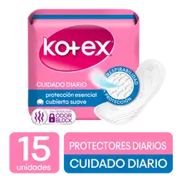 Kotex Protector Diario Normal 15 Und