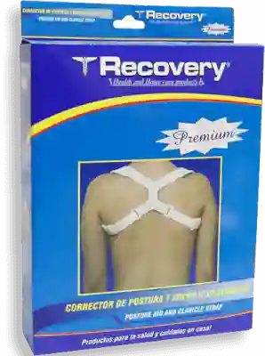 Recovery Black Corrector Postura Premium Blanco S