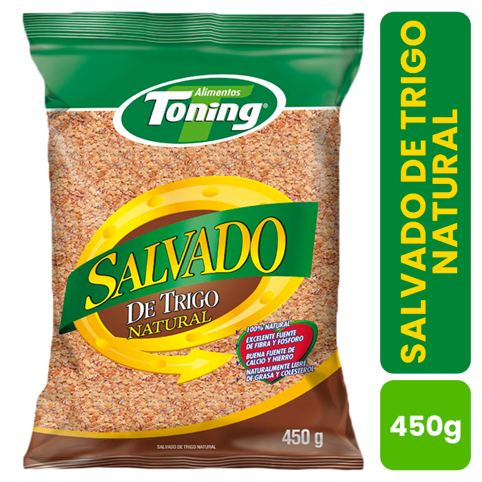 Toning Salvado de Trigo Natural 450 g