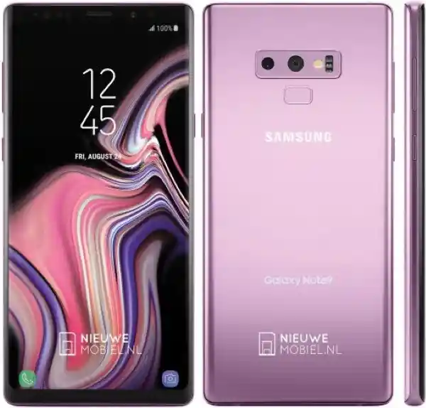 Galaxy Samsung Note 9 Violeta