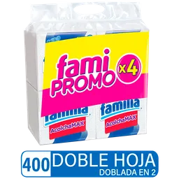 Familia Servilletas Acolchamax Normal Famitaco X 4 Paq