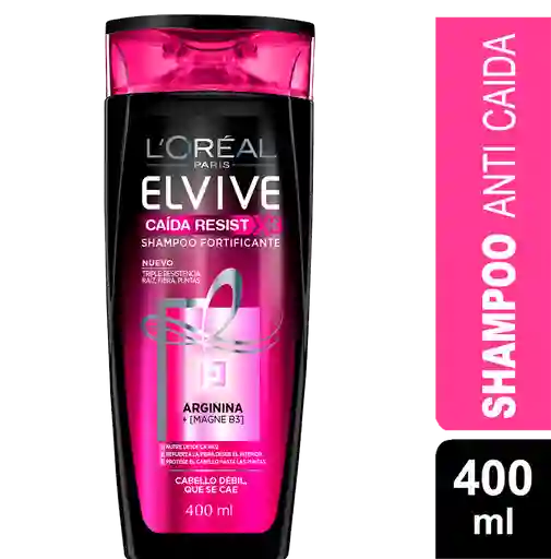 Loreal Paris-Elvive Shampoo Caida Resist X3