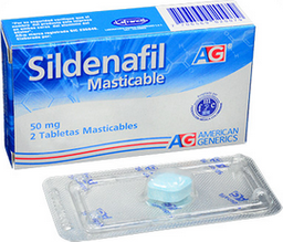 Sildenafil masticable 2 tabletas ag