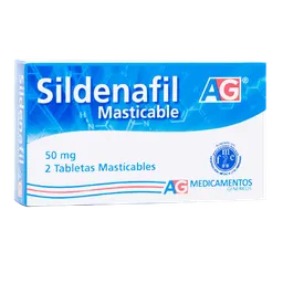 Sildenafil AG Inhibidor en Tabletas Masticables