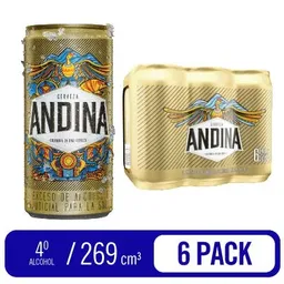 Andina Sixpack Cerveza Lata
