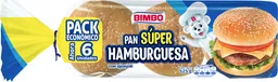 Bimbo Super Hamburguesa Ajonjoli X 6