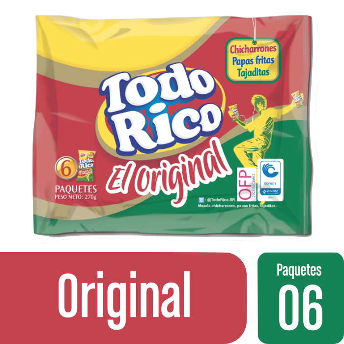 Todo Rico Pasaboca Super Ricas Surtido Natural 270 g