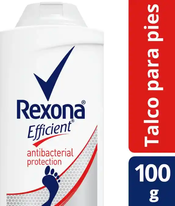 Rexona Efficient Talco para Pies Antibacterial