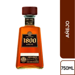 Tequila  1800 Añejo Botella 750 Ml