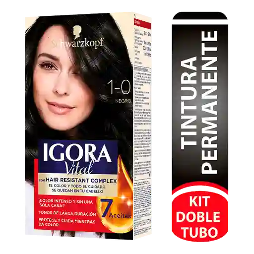 Igora Vital Tinte Permanente 1-0 Negro
