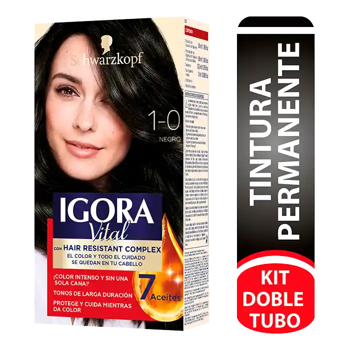Igora Vital Tinte Permanente 1-0 Negro