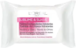 Loreal Paris Toallas Húmedas Desmaquillantes Sublime & Suave 