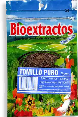 Bioextractos Don Wio Tomillo Deshidratado