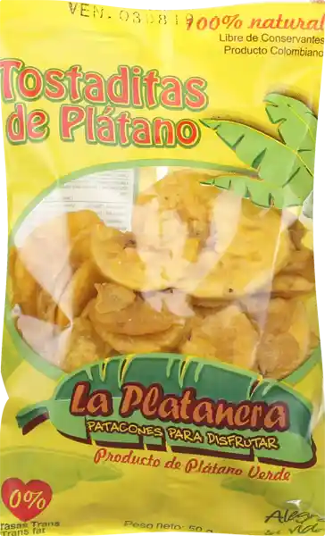 La Platanera Tostaditas de Plátano