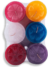Bella Luz Veladoras de Colores 480 g