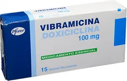Vibramicina 100 Mg 15 Tabletas Pae