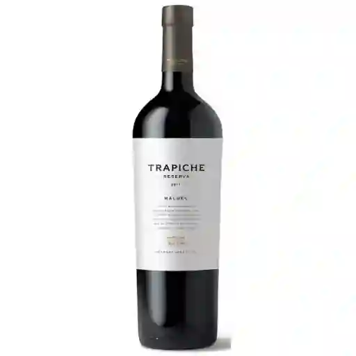 Vino Tinto TRAPICHE Malbec Reserva Botella 750 Ml