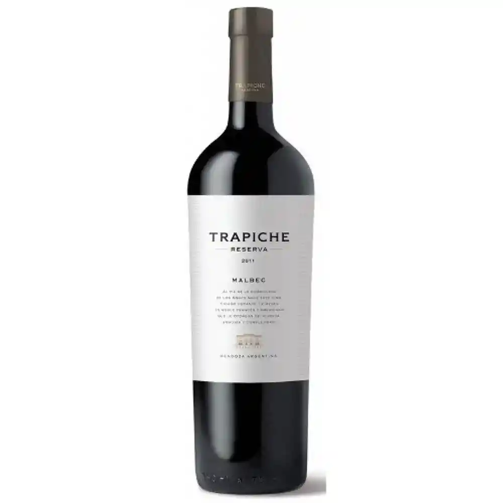 Vino Tinto TRAPICHE Malbec Reserva Botella 750 Ml