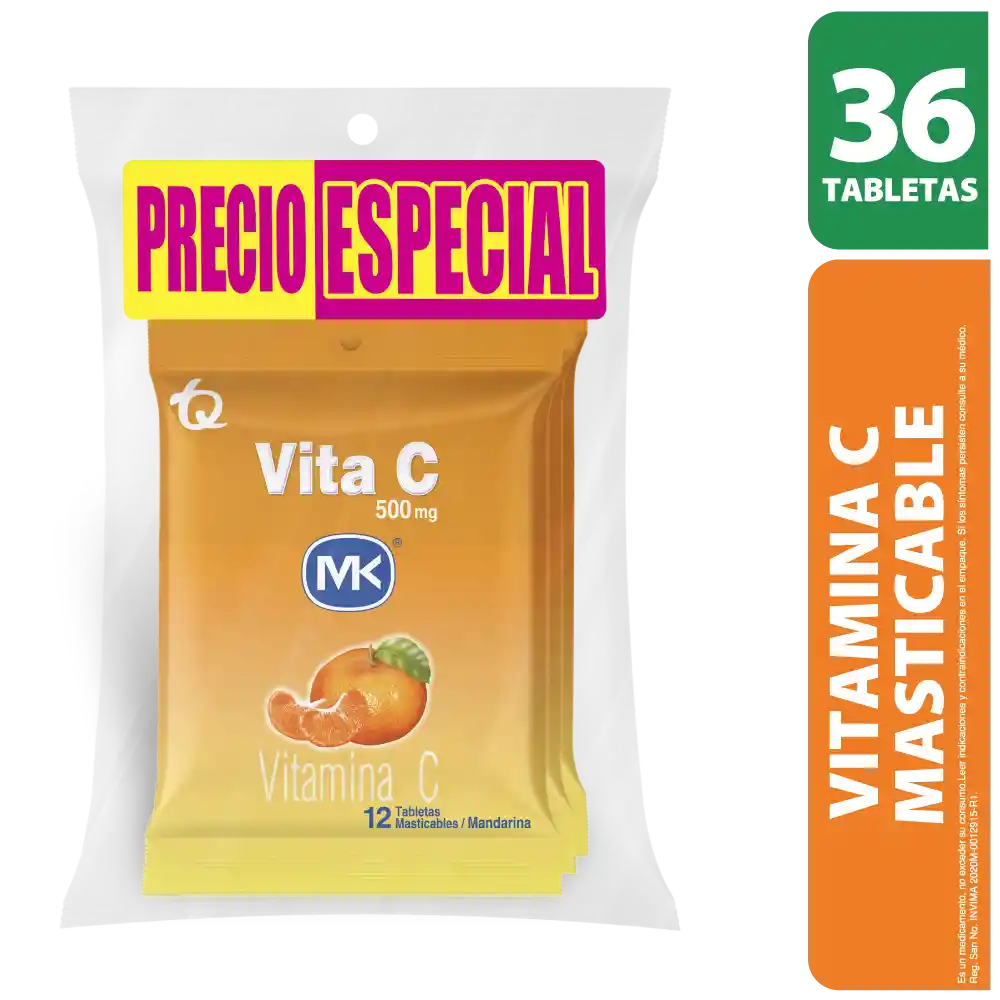 Vitamina C Mk Vita Masticable