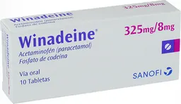 Winadeine Sanofi Aventis 325 8 Mg 10 Tabletas