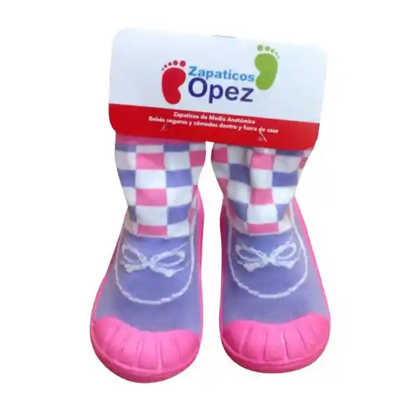 Zapatos Zapaticos Opez Cuadros Rosados