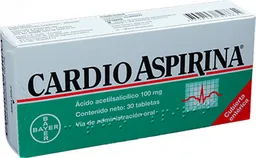 Cardioaspirina Bayer 100 Mg 30 Tabletas