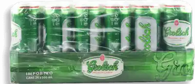 Grolsch Cerveza Premium Lager Lata 24 Pack