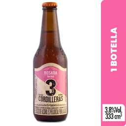 3 Cordilleras Cerveza Rosada - Cerveza Artesanal 3 Pack