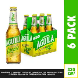 Aguila Cerveza Fusion Limon