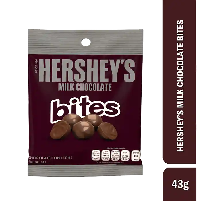   Hersheys  Snacks De Chocolate Bites 