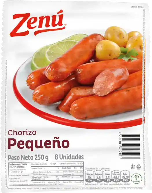 Zenú Chorizo Pequeño