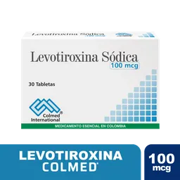 Levotiroxina Colmed Sodica 100 Mcg